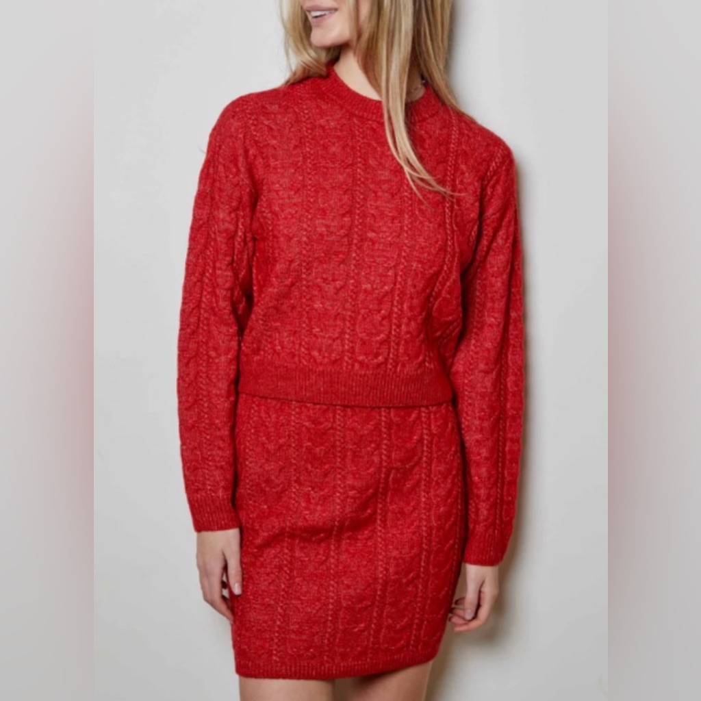 Dh New York Bria Skirt Ruby Red